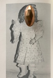 フランス 1900s 3.5c 鈍金色の多面角と真鍮ボタン アンティーク