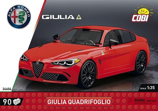 COBI #24604 アルファロメオ ジュリア クアドリフォリオ (Alfa Romeo