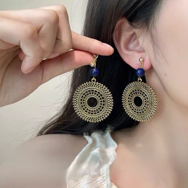 ボヘミアン風ノンホールピアス｜ベド 인기