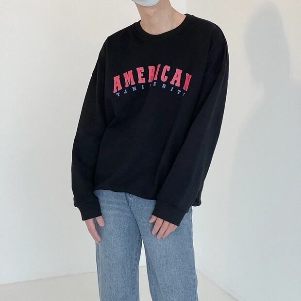 AMERICANロゴシャツ【OMT0041】