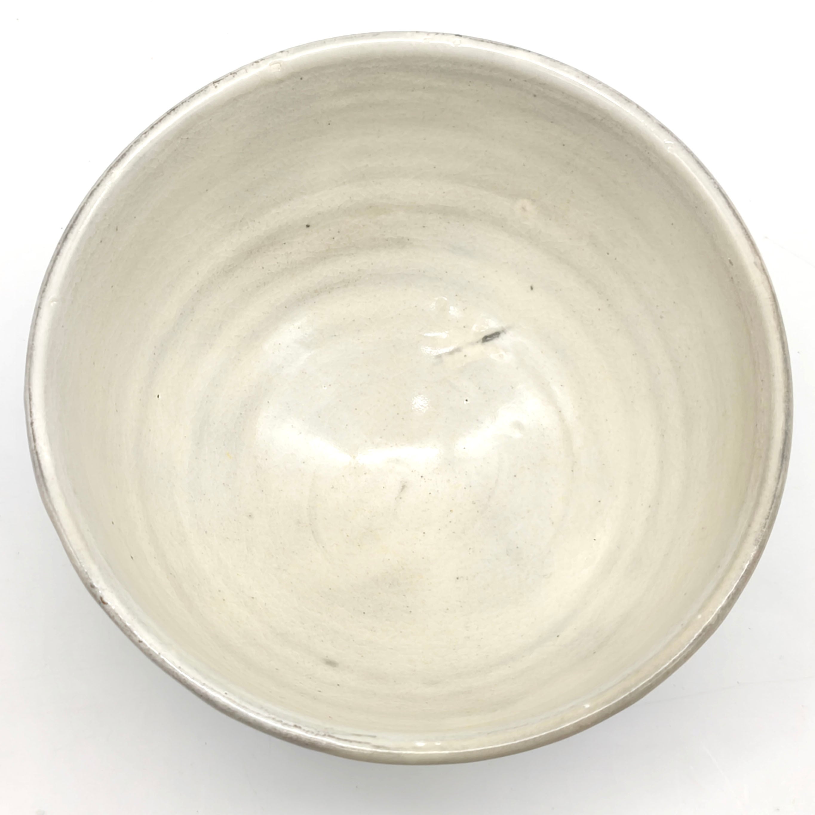 北山窯・小川哲男・抹茶碗・粉引・No.250917-14・梱包サイズ60