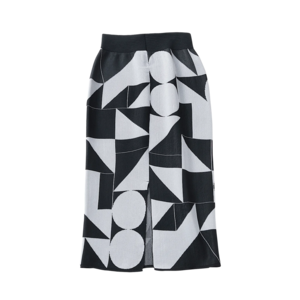 TRICOTÉ / ○△□ pattern skirt TR23SK008