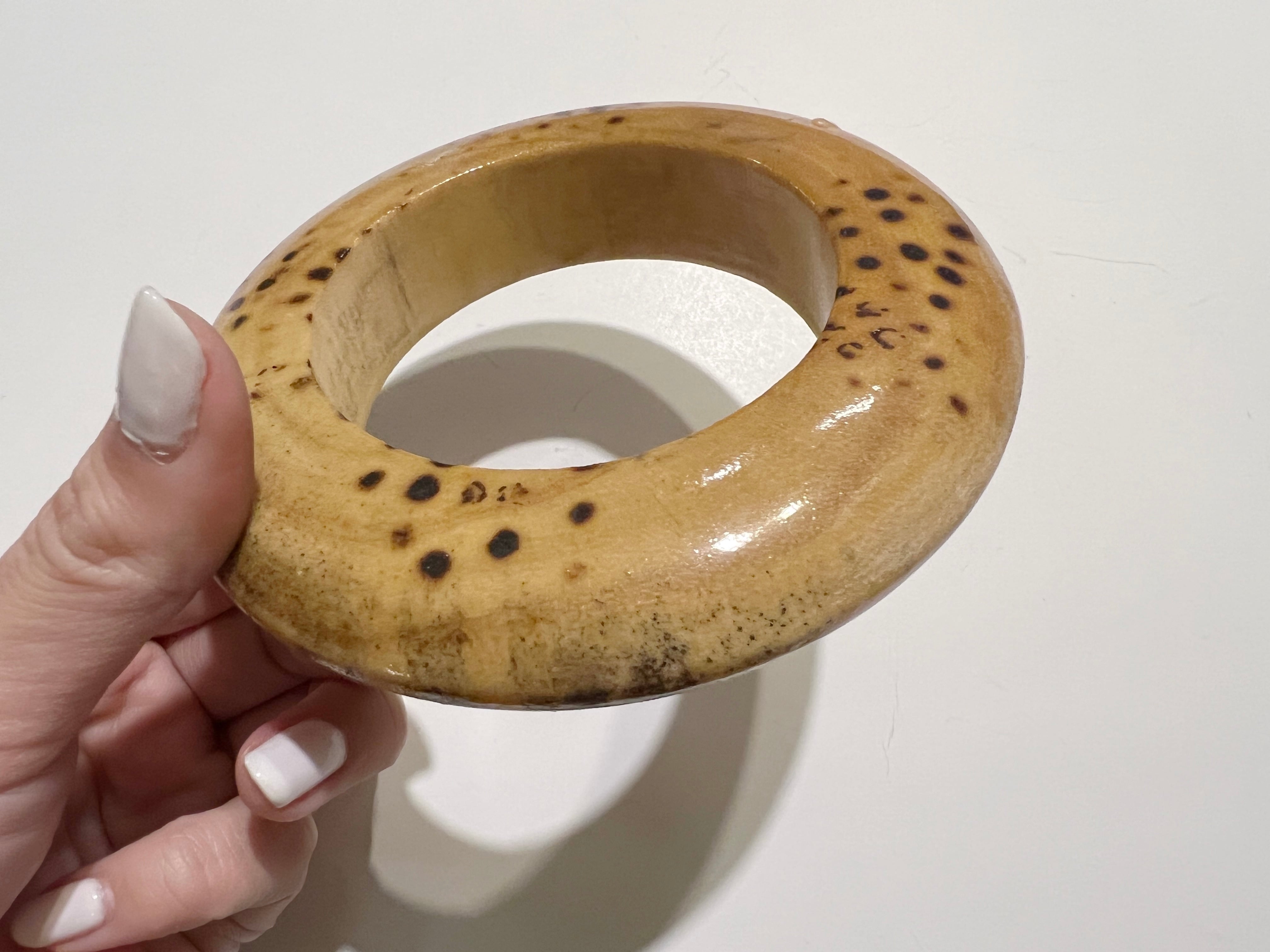 Vintage wood bangle ( ヴィンテージ ウッド バングル )