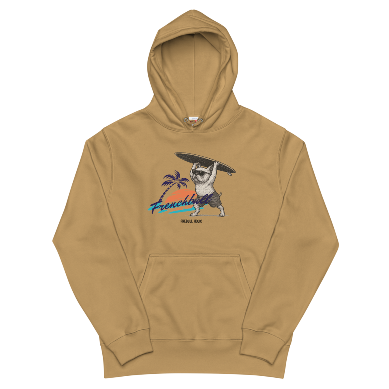 FREBULL SURF ユニセックス プルオーバー パーカー (4colors) P00454