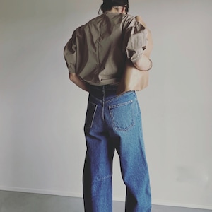 【人気】＜エディター坪田あさみさんコラボ＞BULLET DENIM（MID BLUE）ブレットデニム