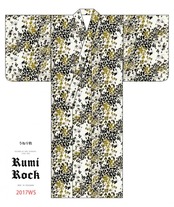 【受注商品】Rumi Rockきもの「うねりヒョウ」　[A630]
