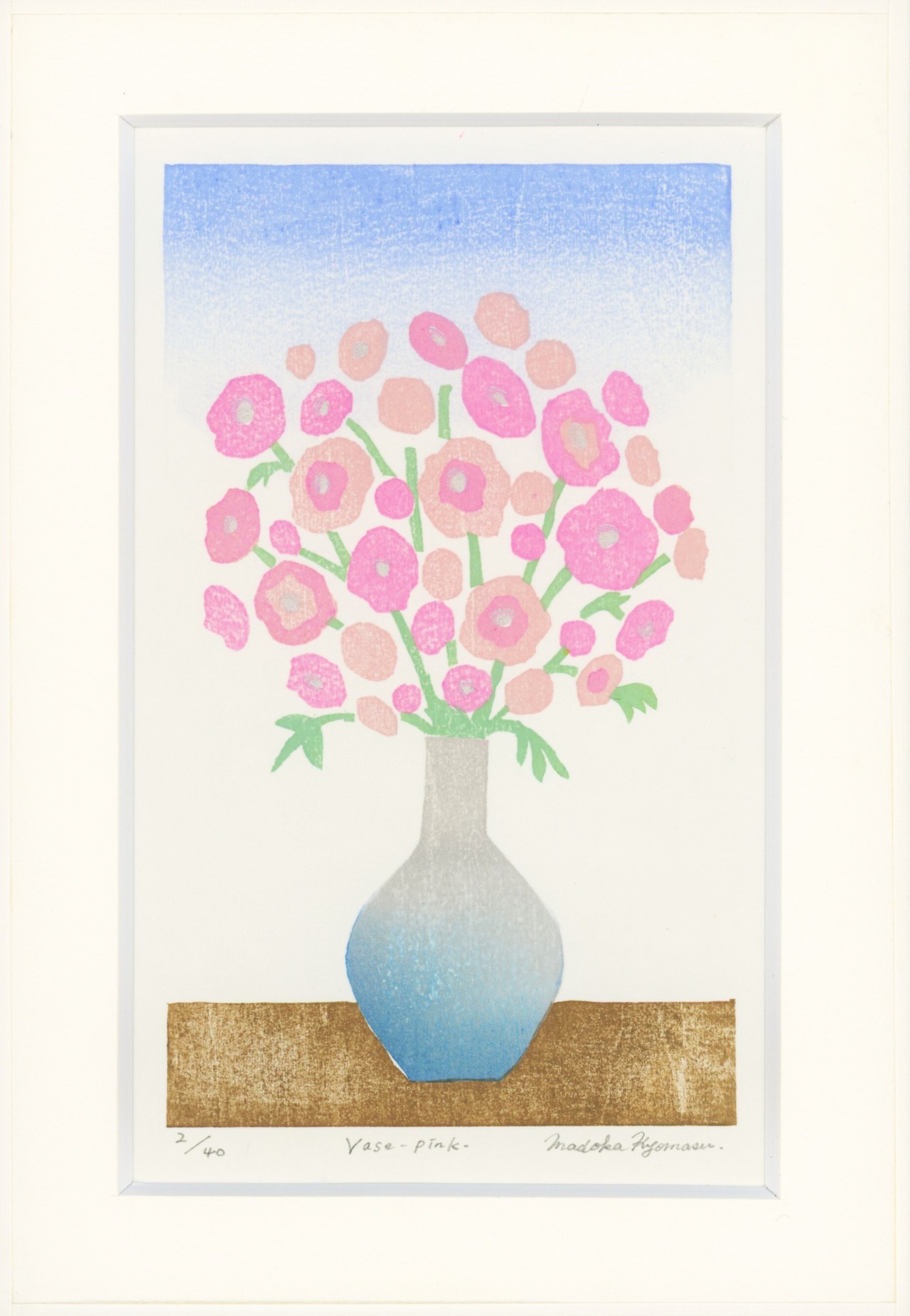 Vase -pink-