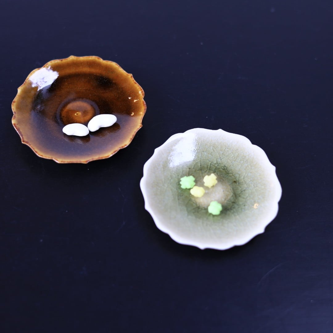 AS 宮田竜司 輪花豆皿 | 芦屋貴兆陶家 online shop