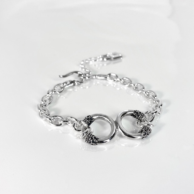 TWIN CROWN CHAIN BRACELET / ツインクラウンチェーンブレスレット TWIN CROWN CHAIN BRACELET / ツインクラウンチェーンブレスレット