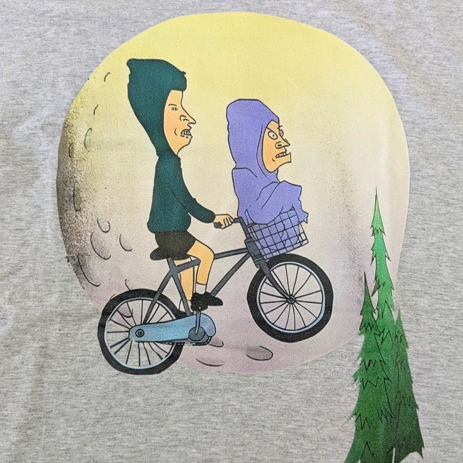 【 Beavis and Butt-Head（ビーバスアンドバットヘッド）】 『 E.T. イーティー 』 Tシャツ / MTV  〚アメリカン雑貨 アメトイ〛