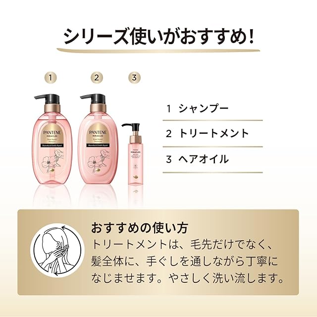 パンテーン ミラクルズ シャンプー&トリートメント 440g+440g ポンプ