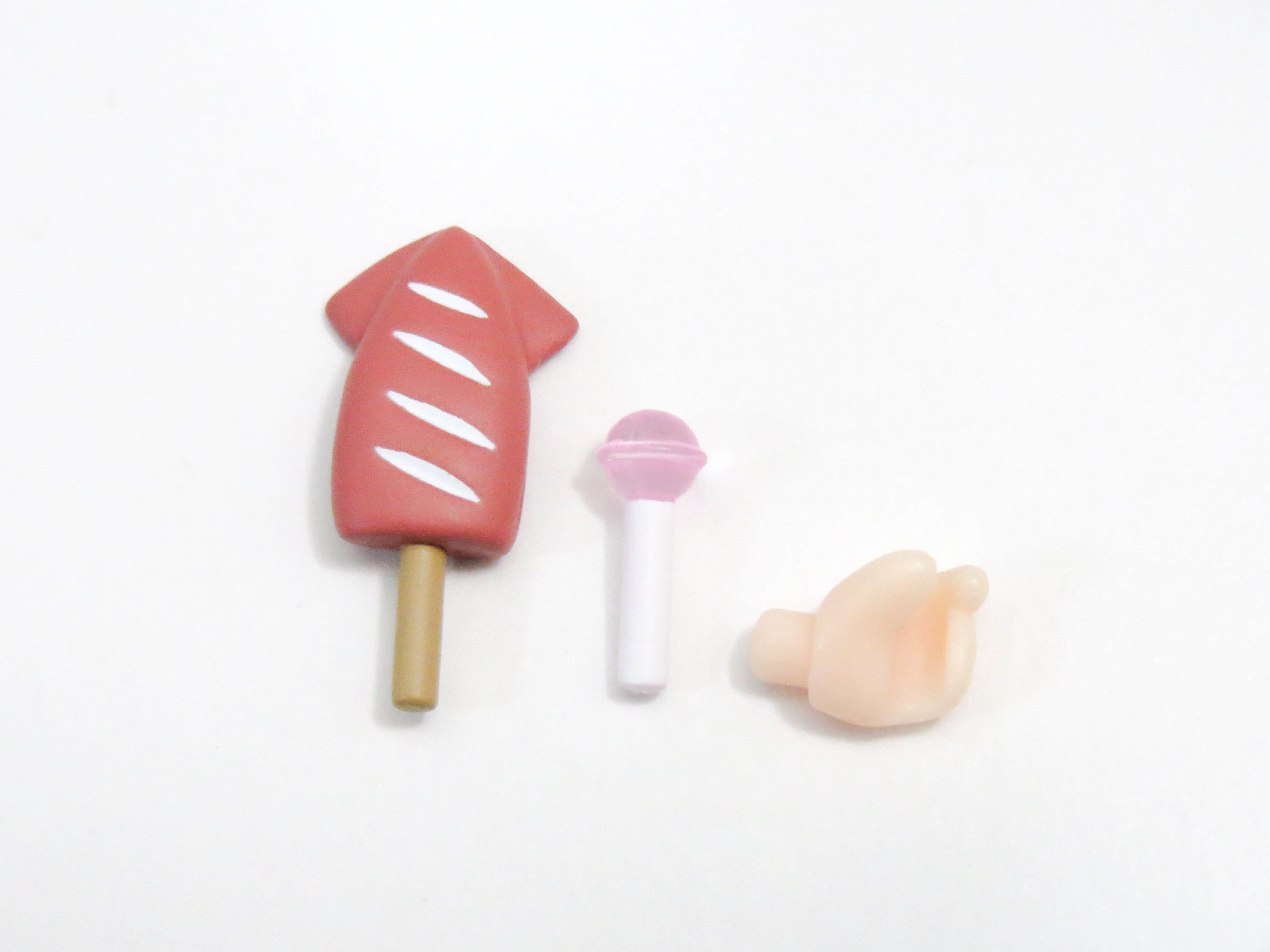 再入荷【536b】 大野晶 TV Animation Ver. 小物パーツ イカ焼きとキャンディ ねんどろいど