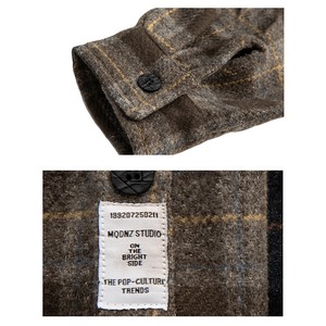 ★BRUSHED CHIC WARM CHECK SHIRT　　　32253