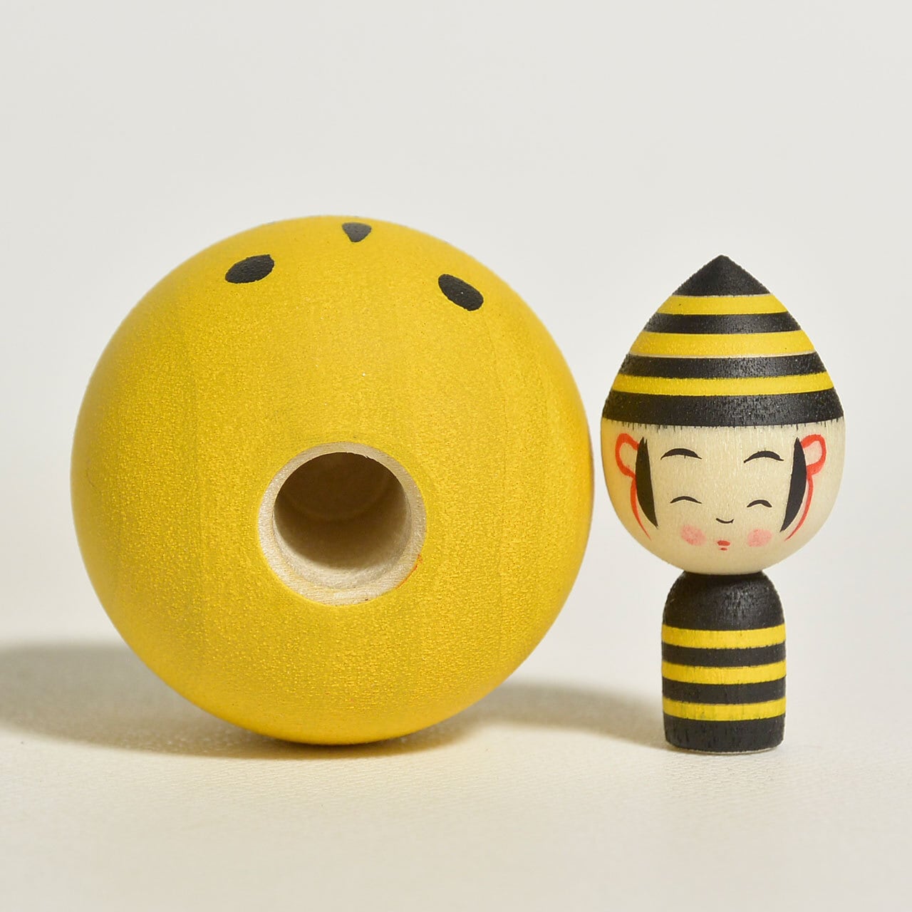 ハロウィンえじこちゃんこけし 約1.5寸 約4.5cm 鈴木明 工人（作並系
