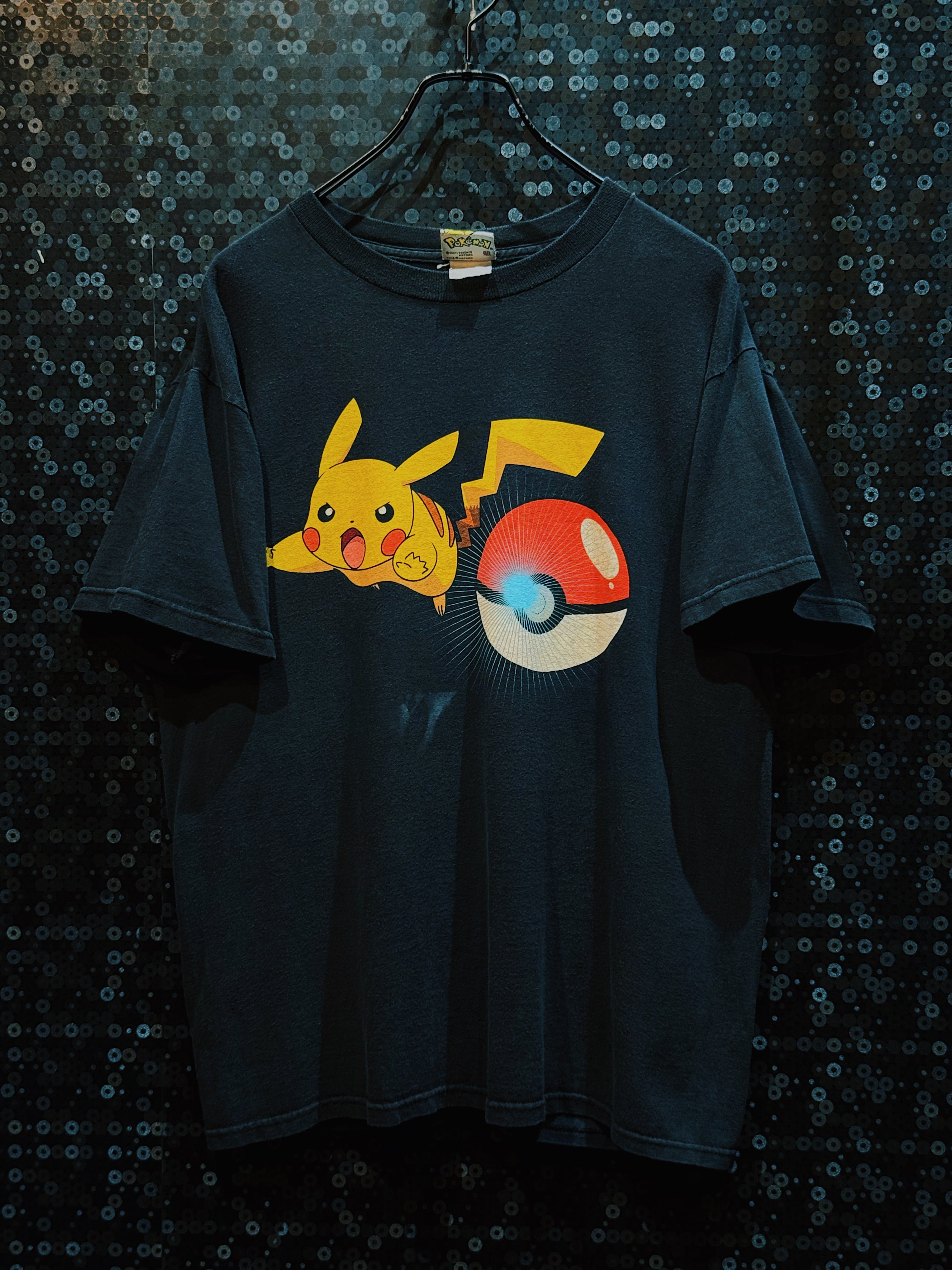 【ÆIEM】"Pokémon"official vintage “Pikachu & Poké Ball"T-Shirt