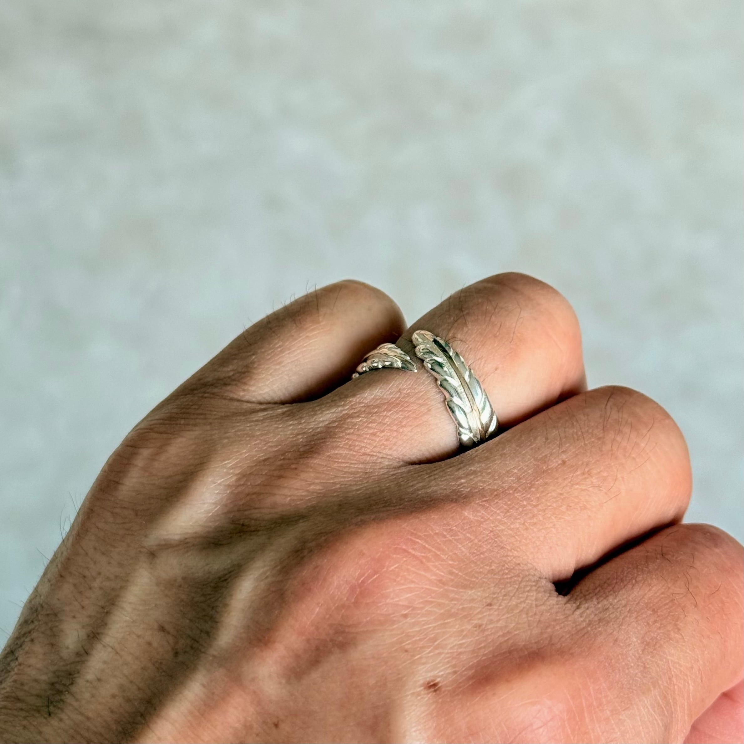 vintage tiffany ヴィンテージティファニー two leaves ring silver925