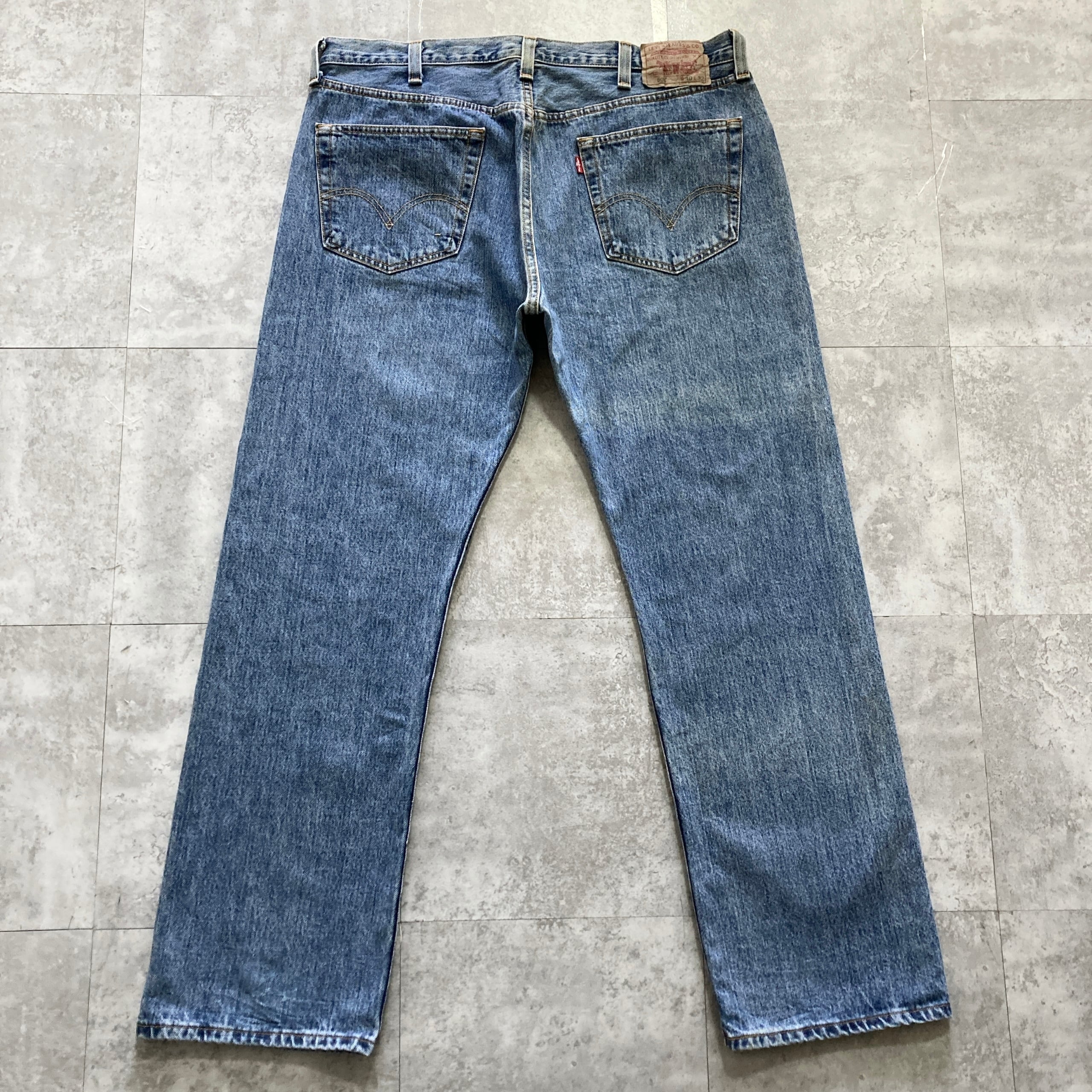 W40 L32】Levis 501 リーバイス ボタンフライ ビッグサイズ 縦落ち