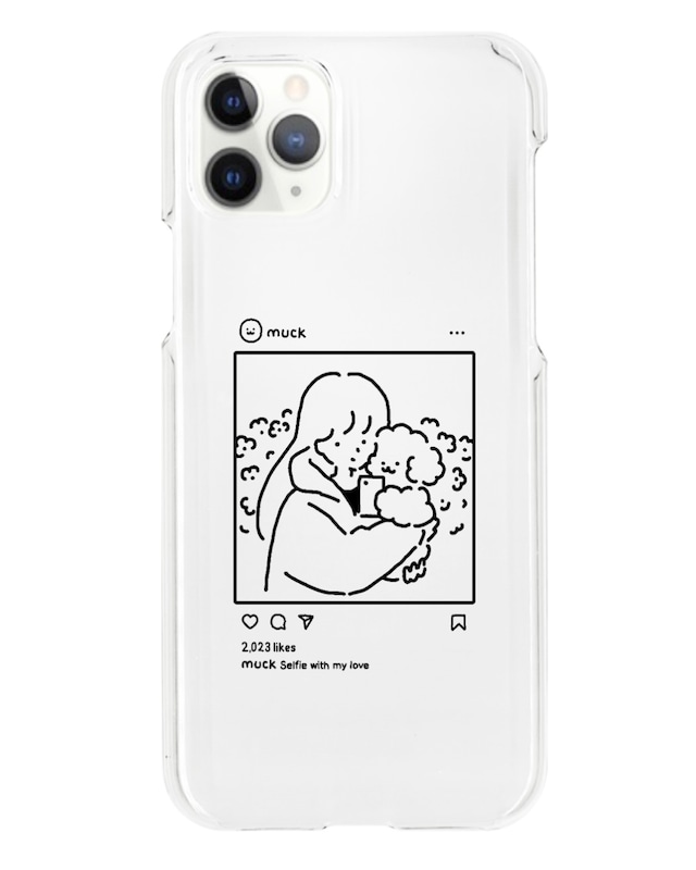 Muck Instagram with girl phone case