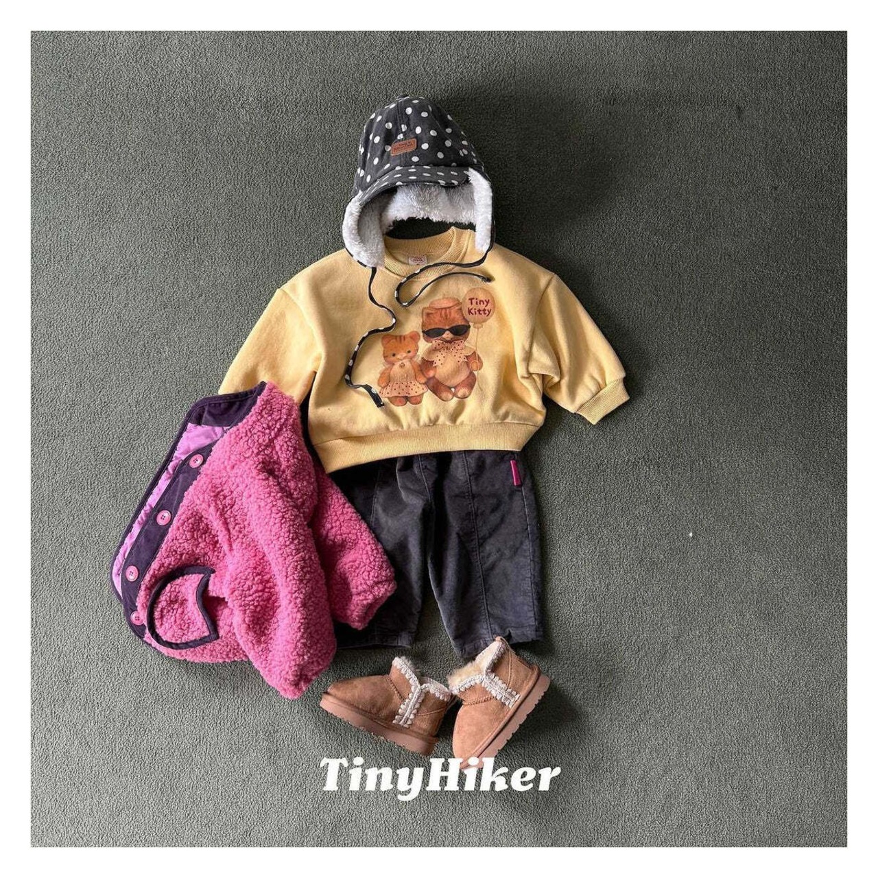 【取寄】Tiny Hiker タイニーキャット スウェット｜冬服｜韓国子供服