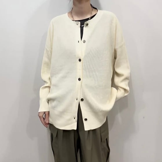 シロデラボンテ　前後2WAY ビックプルオーバー　　ミーカア☆ヒーママ siro de labonte 】waffle 2way wide cardigan | valance 福井