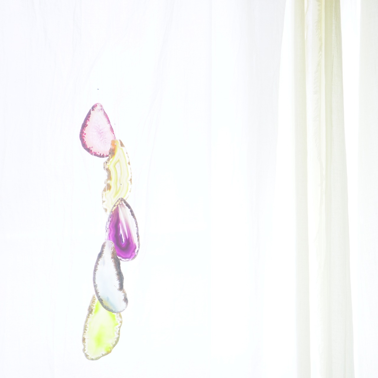 Pale Ocean - アゲートヒーリングチャイム / Agate Sun Catcher Wind Chime 244