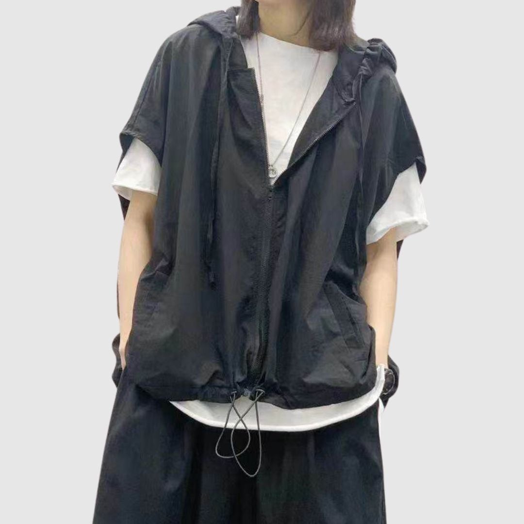 フード付きベスト H2799