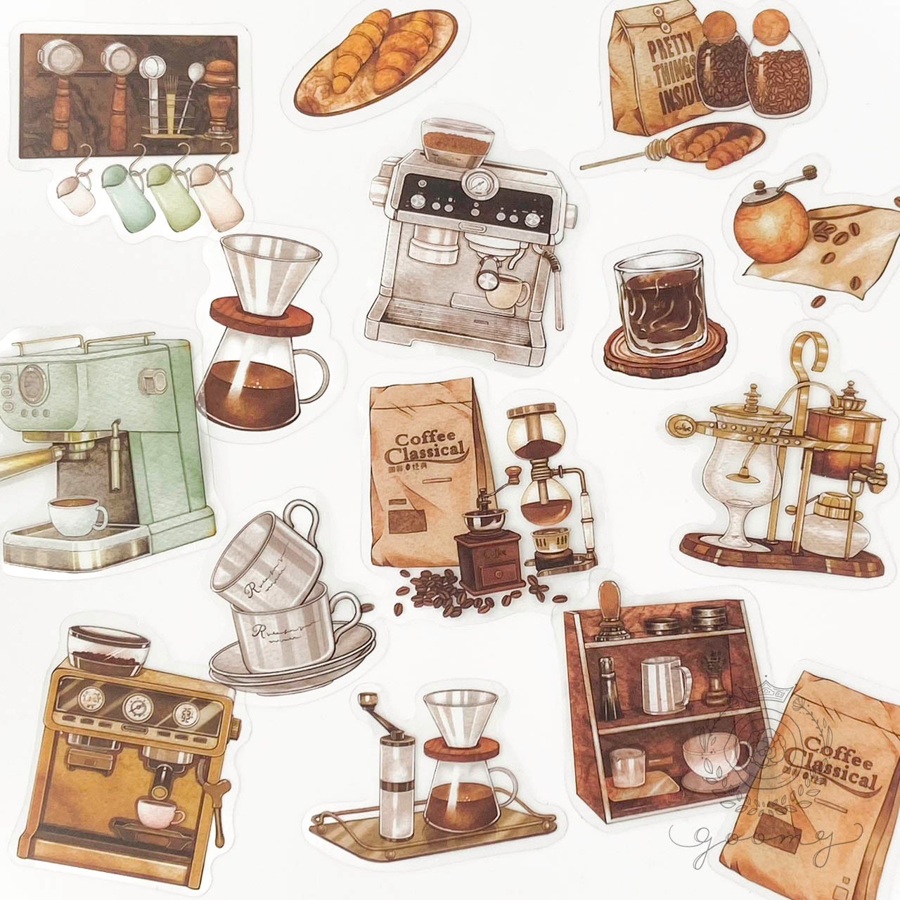 Coffee Time フレークシール <S667>