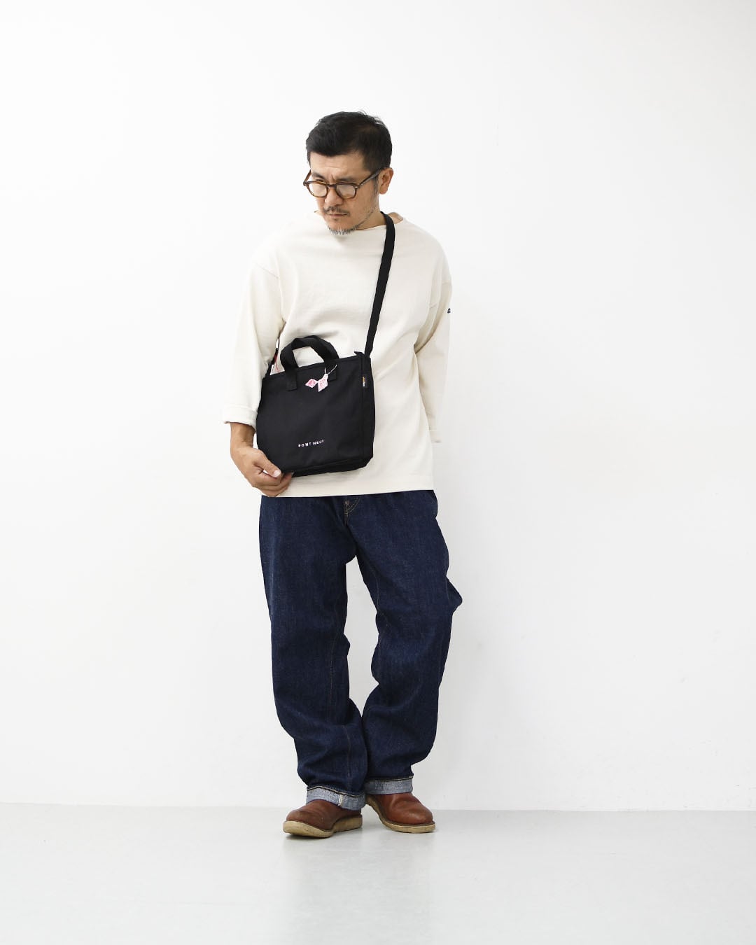 ❗️値下げ中❗️DANTON PONT NEUF ブラック ショルダーバッグ DANTON [ダントン] PONT NEUF [pontneuf] ポン ヌフ・ハンドバッグ