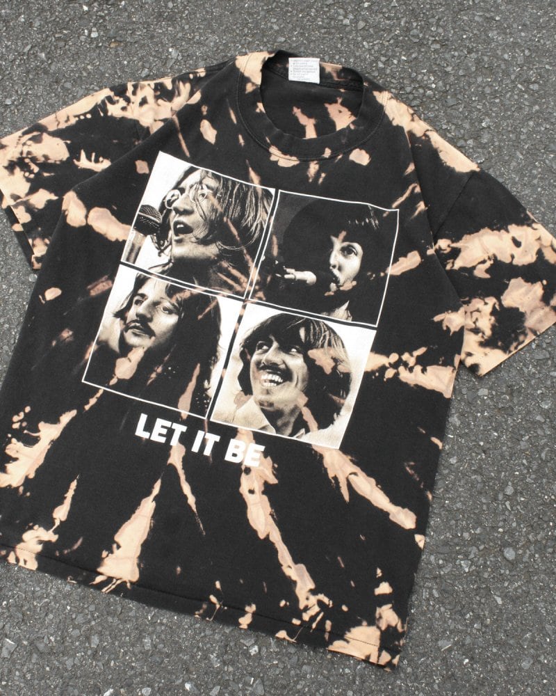 Beatles Vintage T-shirt [The Beatles] [LET IT BE] [1996s-] Tye Dye