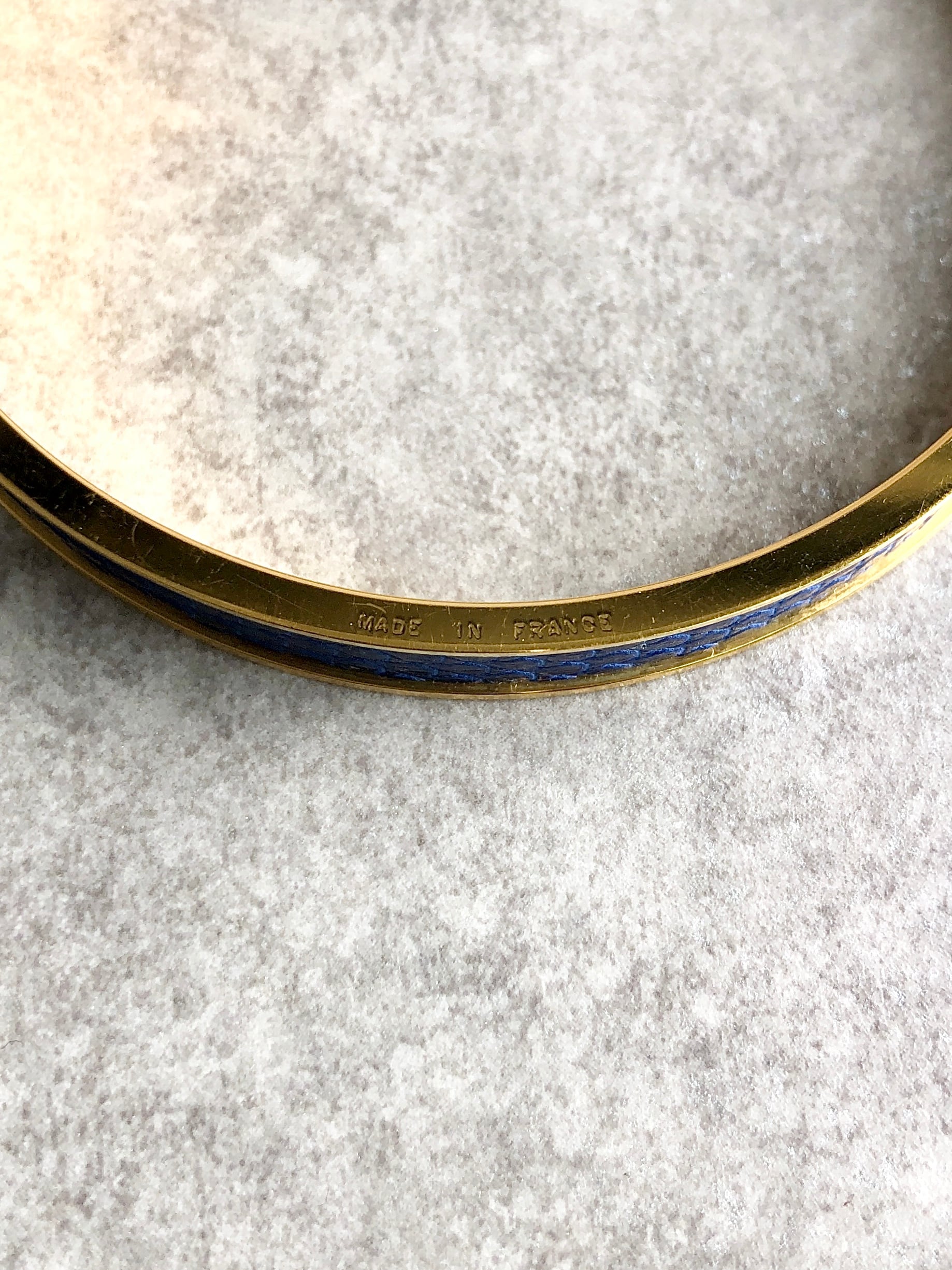 HERMES エルメス バングル ブルー ケリー カデナ vintage ヴィンテージ