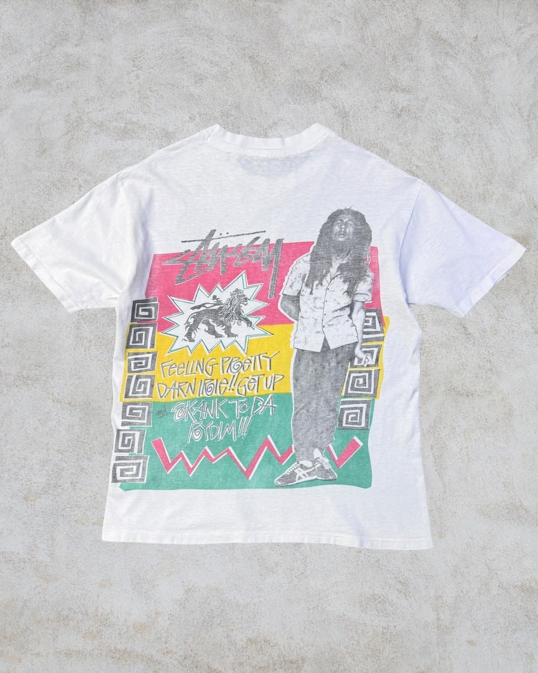 Special!!】90's old stussy Bob Marley Photo Tee 