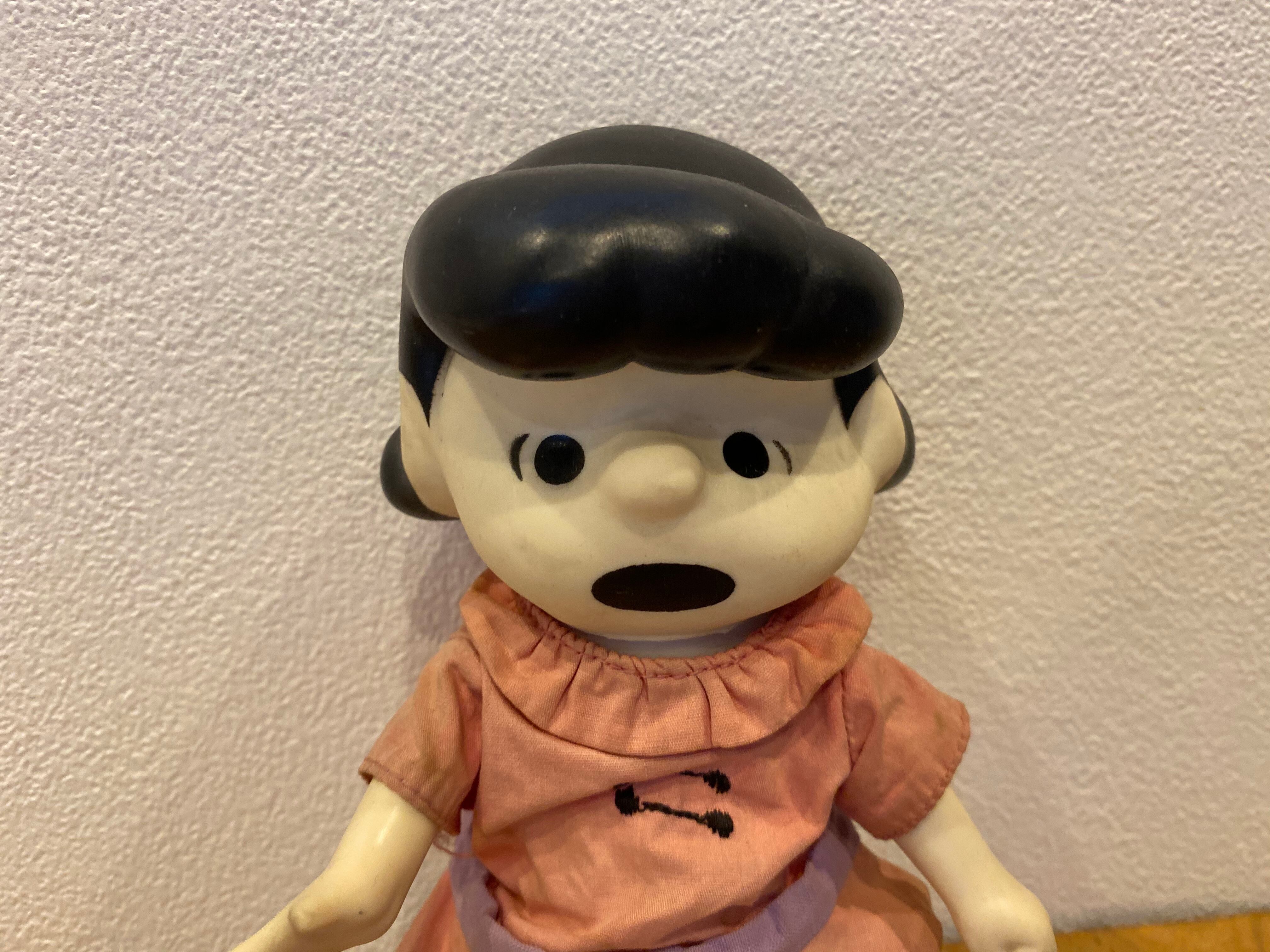 60s ピーナッツ スヌーピー ポケットドール ルーシー 口開け ビンテージ Winsome