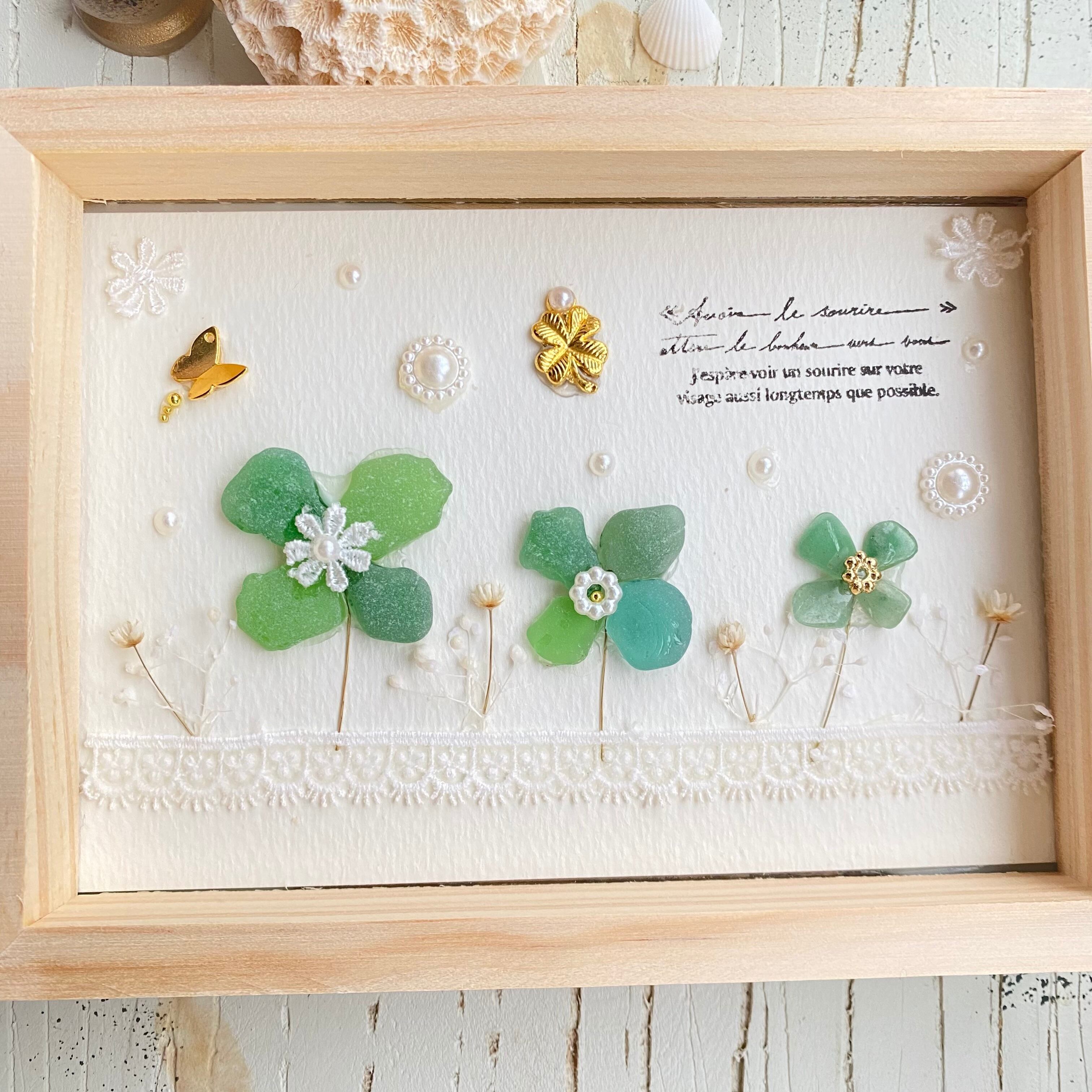 【両面作品】"しあわせの四つ葉のクローバー。"