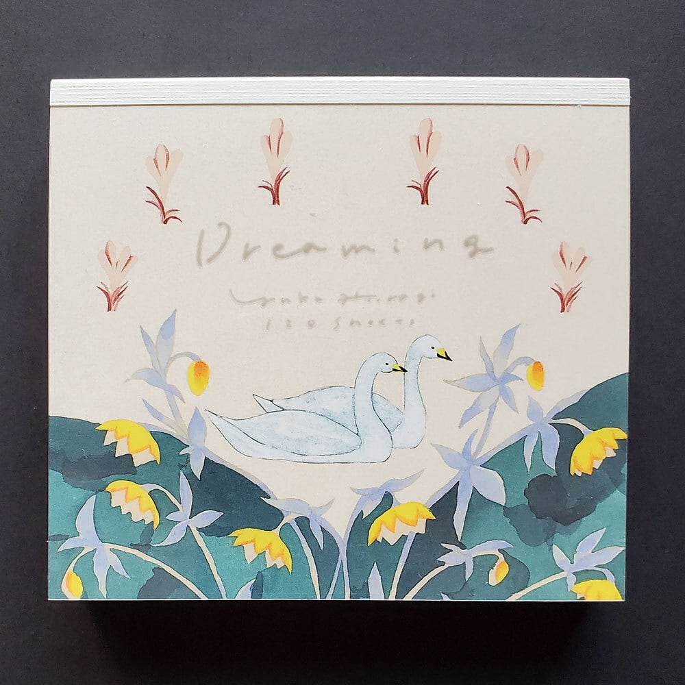 柊有花 メモ帳 ブロックメモ Dreaming 白鳥 | hacohalu 紙雑貨 柊有花 メモ帳 ブロックメモ Dreaming 白鳥 | hacohalu 紙雑貨
