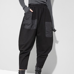 異素材ミックスカジュアルパンツ　R0052