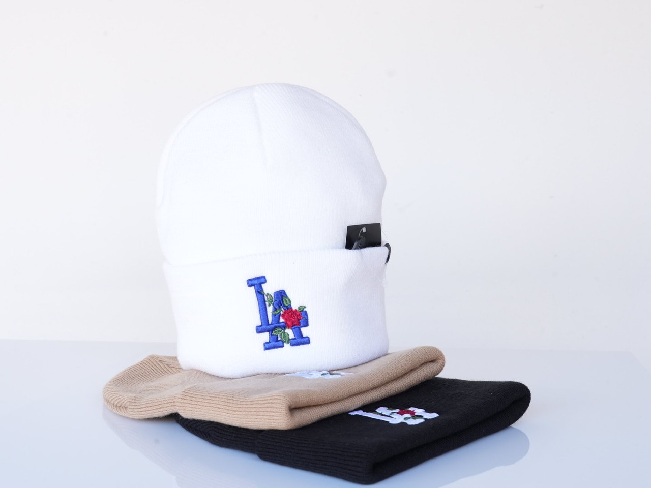 Dodgers'47 ロサンゼルス ドジャース CUFF KNIT Thorn ブラック butterfly