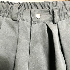 UNFINISHEDワイド袴パンツ　ツイルblack