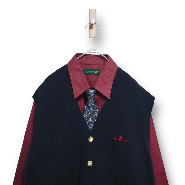 【VINTAGE】ネクタイシャツ＋ベスト
