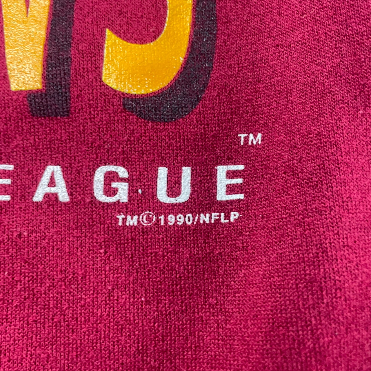 90年代 USA製 NFL ワシントン・レッドスキンズ チームロゴ プリント 