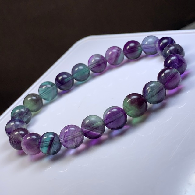 A58.美しい色合い♪グラデーションフローライト ブレスレット