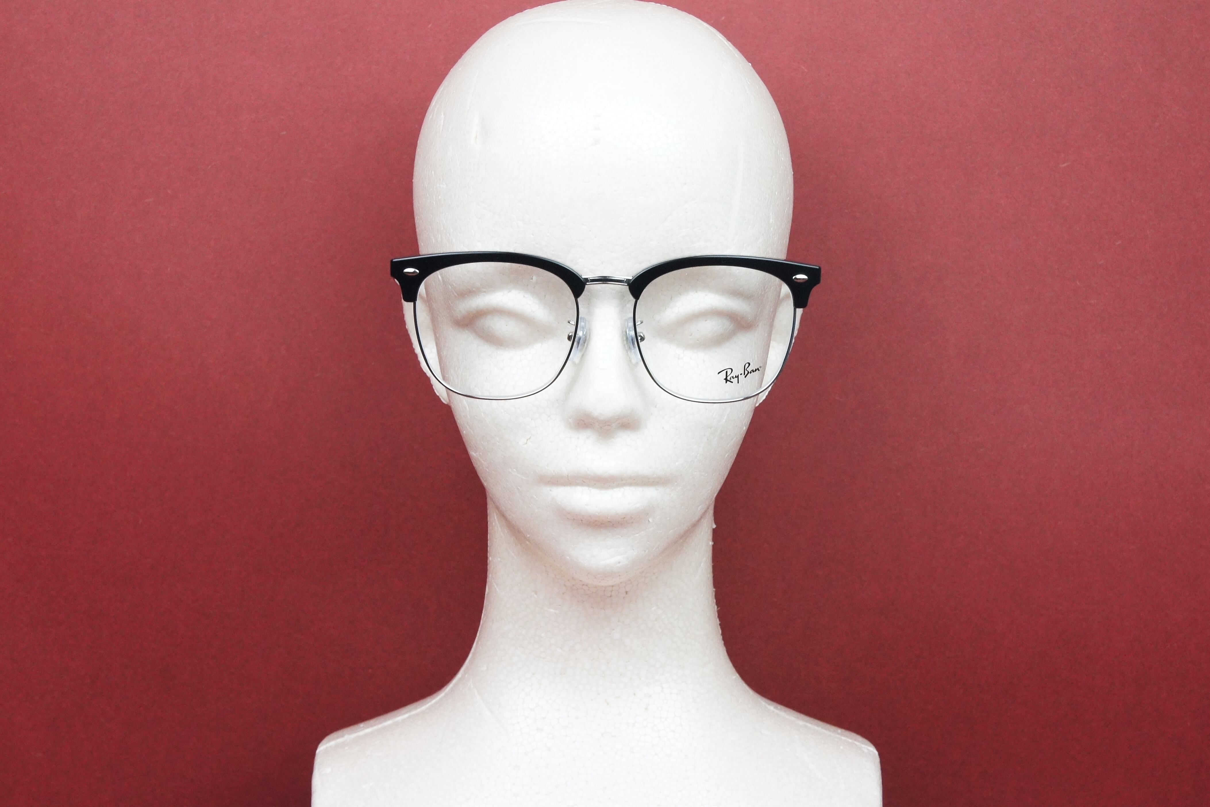 Ray-Ban メガネ RX7318D 2000 54サイズ ウェリントン CLUBMASTER