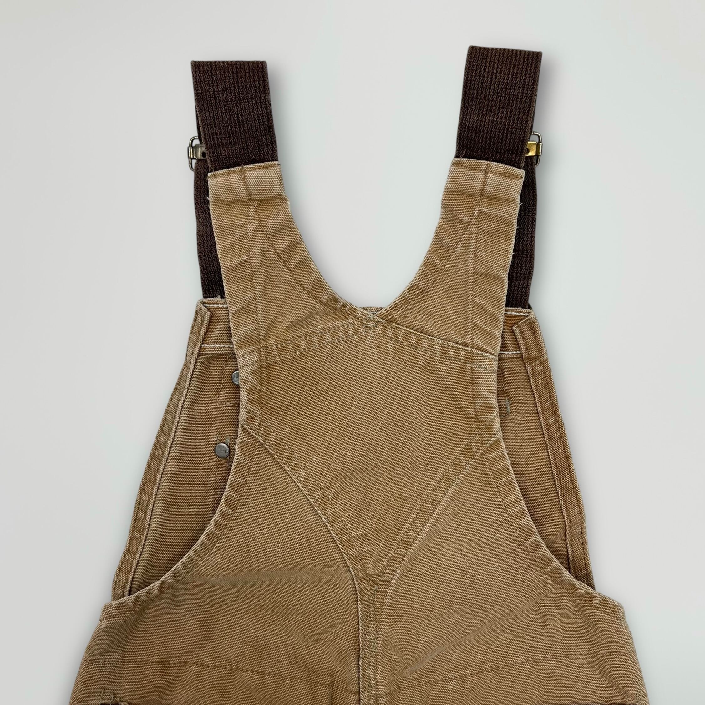 5-7T】Carhartt brown duck overall カーハート ブラウンダック