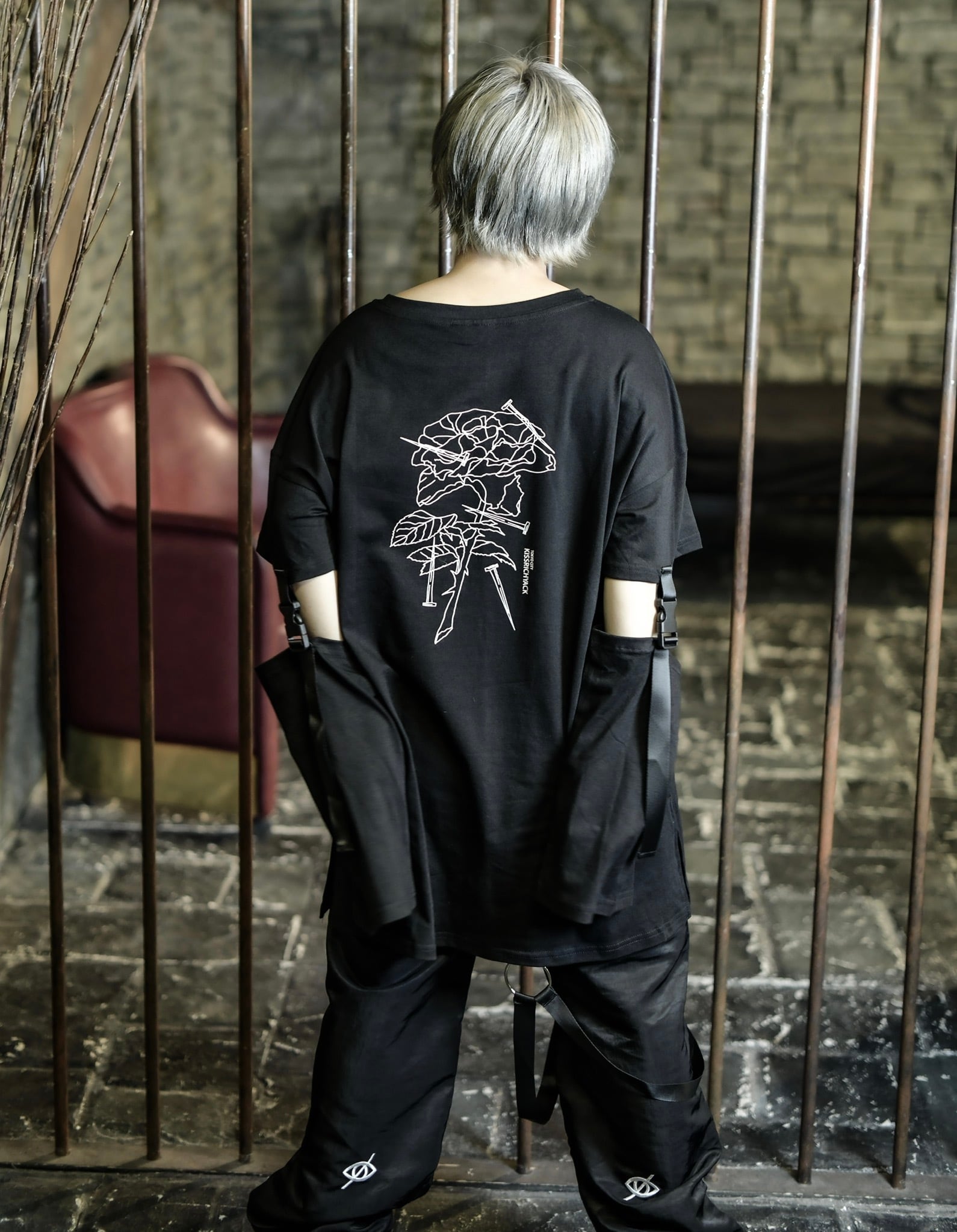 kry clothing ナイロン スタジャン Mサイズ