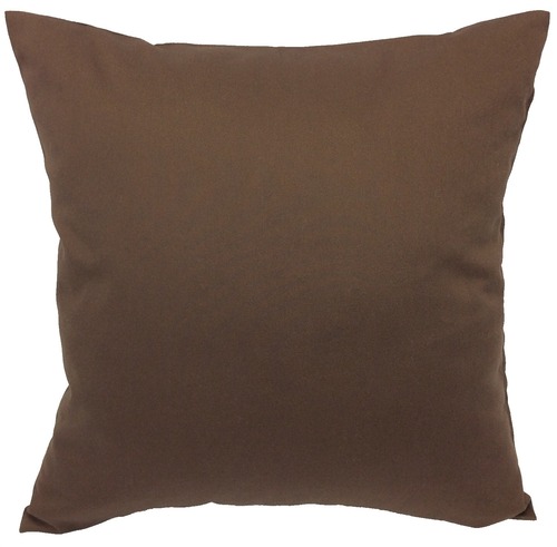 クッションカバー 45×45cm  ブラウン コットン100%