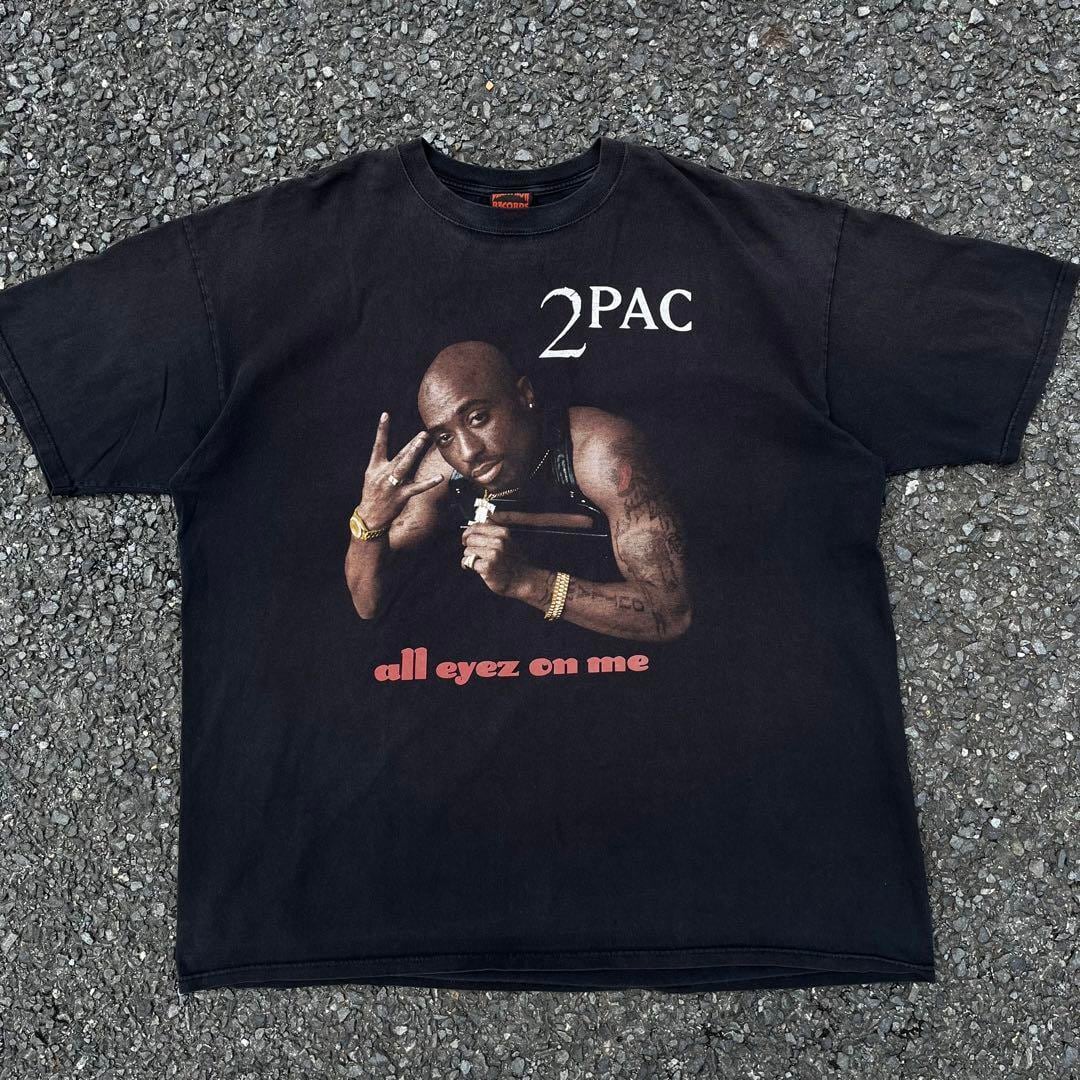 『BIGSIZE』2pac all eyez on me Tシャツ raptee