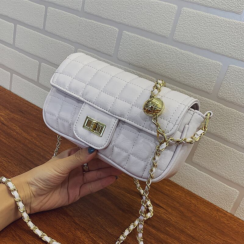 Linggeスモールバッグメスバッグ2020人気の新しいトレンディなファッションオールマッチチェーンワンショルダーメッセンジャーバッグネットレッドスモールスクエアバッグ Tiancai_Wing_Bag4668982