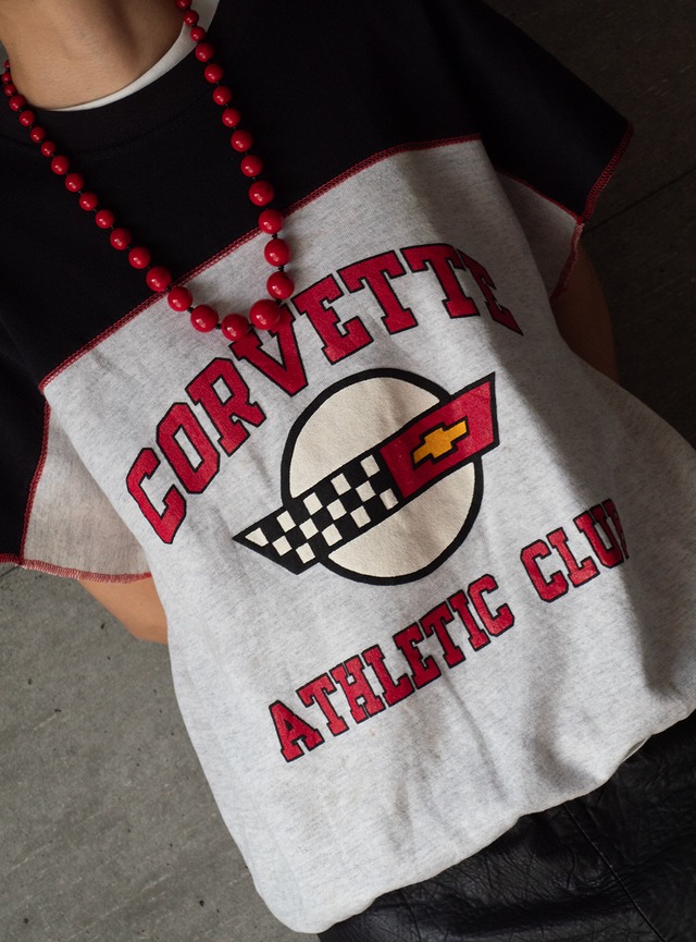 "MID AMERICA" 1980s CORVETTE sweat pullover