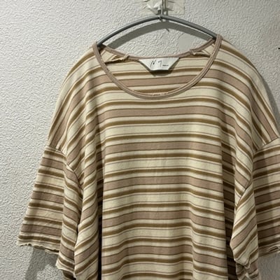 ANCELLM アンセルム MULTI BORDER T-SHIRT ボーダーTシャツ SIZE.1 ANC