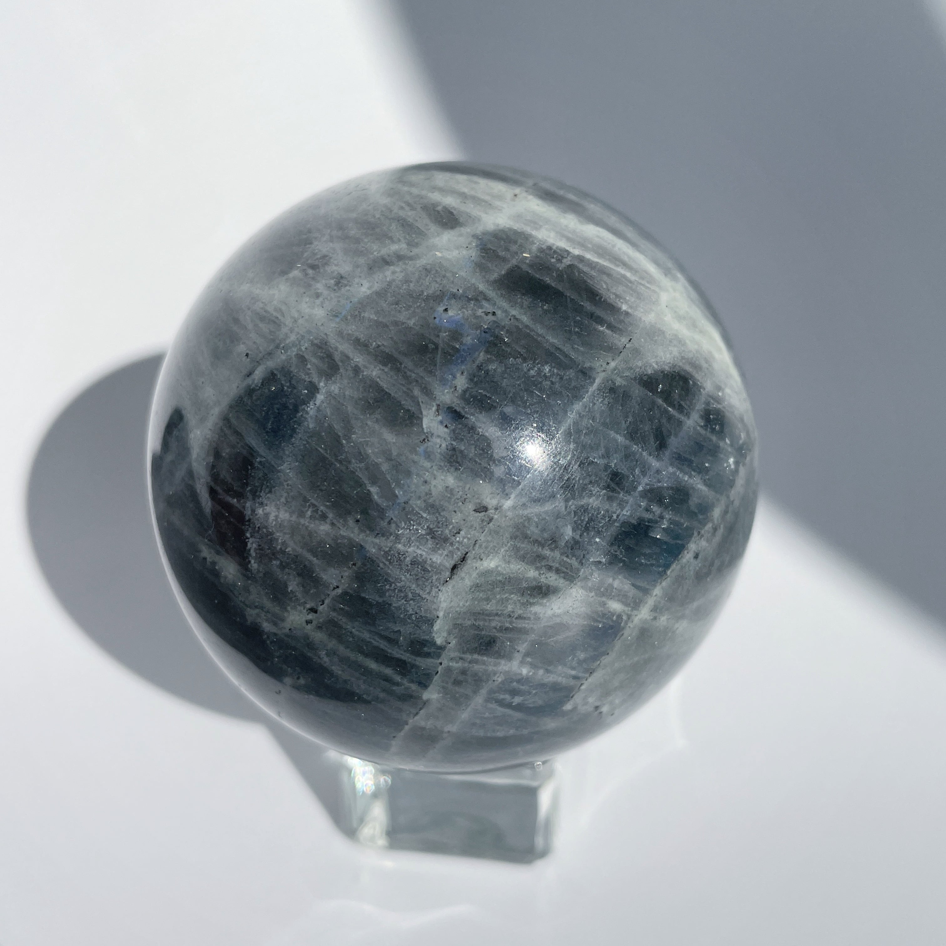 グレーのラブラドライト スフィア 04◇ Labradorite Sphere ◇天然石