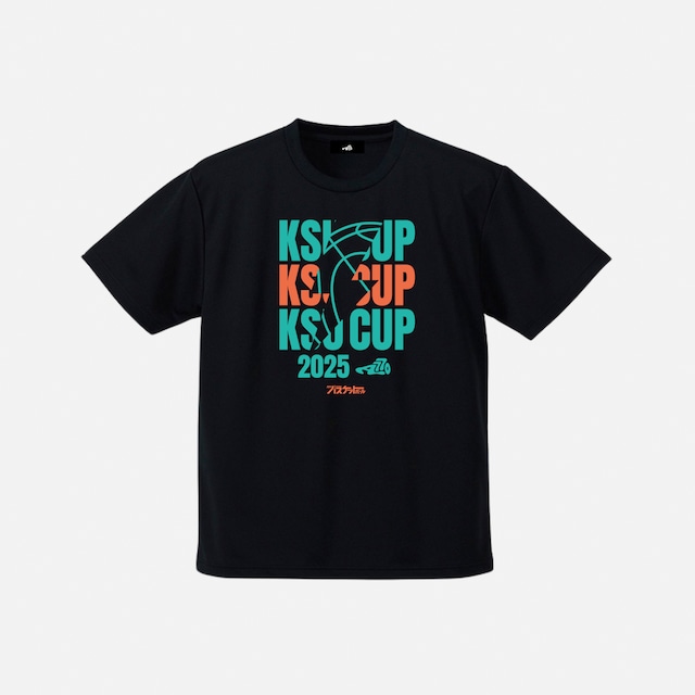 ゲツバス×AOKICKS Flash Tee - black/orange/emerald